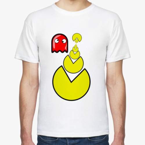 Футболка с принтом Пакман