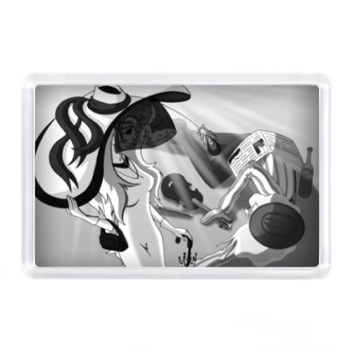 Магнит с принтом 'East End'