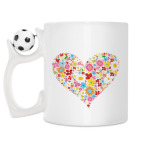 Кружка с футбольным мячиком