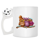 Кружка с футбольным мячиком