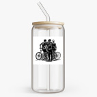 Банка с бамбуковой крышкой