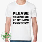 Мужская футболка органик