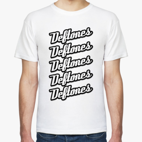 Футболка с принтом  Deftones