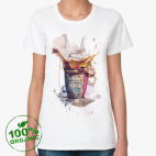 Женская футболка органик