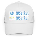 Кепка / бейсболка, белая (печать) I am inspired &amp; I inspire