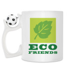 Кружка с футбольным мячиком