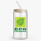 Банка с бамбуковой крышкой