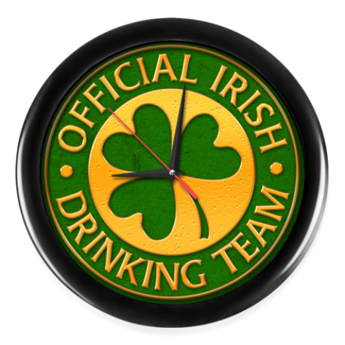 Настенные часы Official Irish drinking team