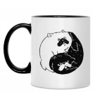 Кружка двухцветная