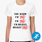 Женская спортивная футболка