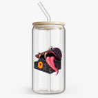 Банка с бамбуковой крышкой