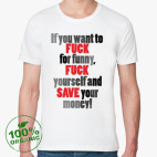 Мужская футболка органик