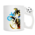 Кружка с футбольным мячиком