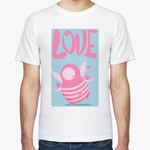 Футболка с принтом Love