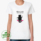 Женская футболка органик