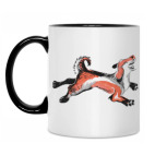 Кружка двухцветная