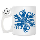 Кружка с футбольным мячиком