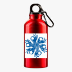 Металлическая бутылка 400 мл UV-DTF