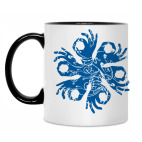 Кружка двухцветная