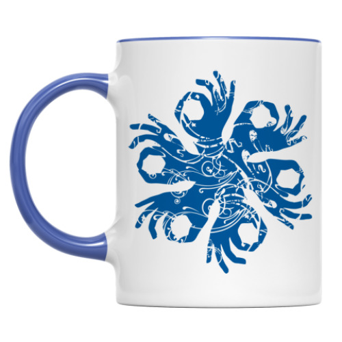 Кружка Синяя звезда