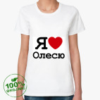 Женская футболка органик