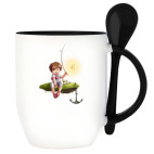 Кружка с ложкой