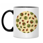 Кружка двухцветная