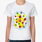 Классическая женская футболка Коровки