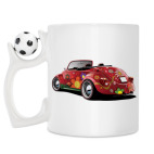 Кружка с футбольным мячиком