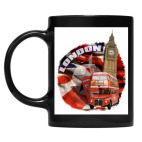 Кружка цветная UV-DTF