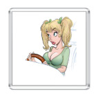 Магнит 6.5 x 6.5 см  Блонди