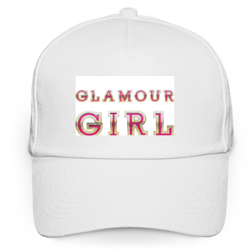 Кепка бейсболка с принтом Glamour Girl