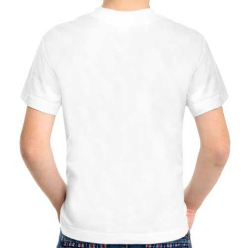 Детская футболка с принтом  котик с бабочкой