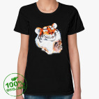 Женская футболка органик