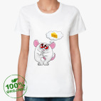 Женская футболка органик