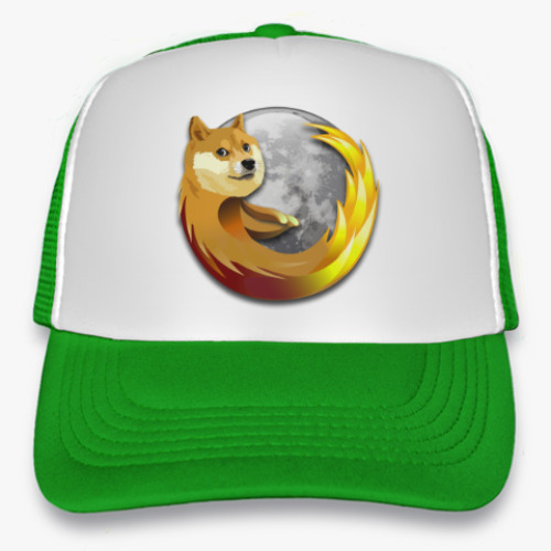 Кепка-тракер Doge Firefox