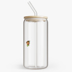 Банка с бамбуковой крышкой