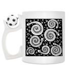 Кружка с футбольным мячиком