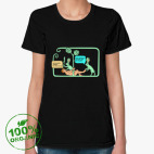 Женская футболка органик