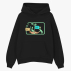 Толстовка худи оверсайз