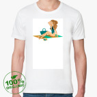 Мужская футболка органик