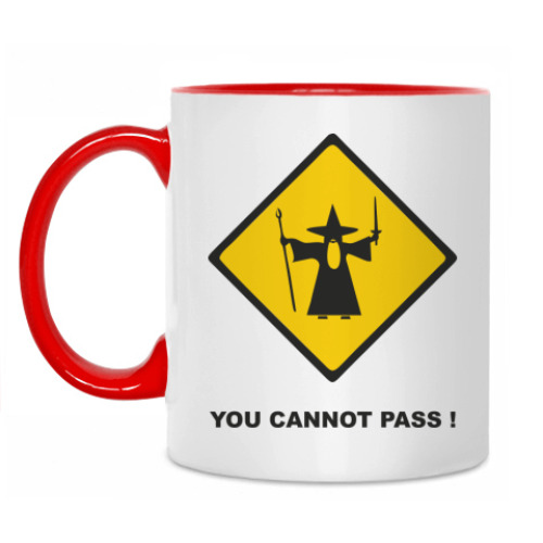 Кружка с принтом You cannot pass!