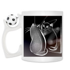 Кружка с футбольным мячиком