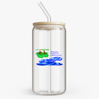 Банка с бамбуковой крышкой