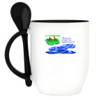 Кружка с ложкой