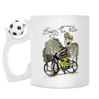Кружка с футбольным мячиком