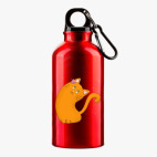 Металлическая бутылка 400 мл UV-DTF