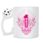 Кружка с футбольным мячиком