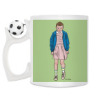 Кружка с футбольным мячиком
