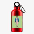 Металлическая бутылка 400 мл UV-DTF